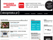 Tablet Screenshot of designteka.pl